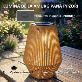 Outsunny efect împletit din ratan | Aosom Romania