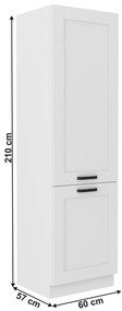 Dulap înalt Lesana 2 (alb) . 1116411