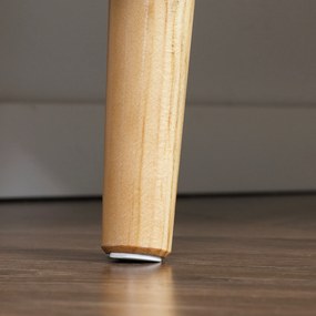 HOMCOM Mobilier TV banc TV suport TV pentru televizoare până la 46 de inch de stil scandinav cu 1 sertar, 2 dulapuri, 1 nișă, 1 pasacabluri - 120 x 37 x 45,5 cm | Aosom Romania