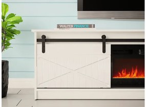 Masă TV cu șemineu electric Selwyn  (wotan). Promo -17%. 1122965