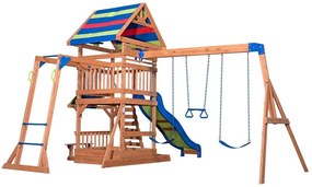 Loc de joacă copii cu leagăne și tobogan Northbrook