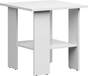 Masuta NEPO PLUS, alb, PAL laminat, 55x55 cm