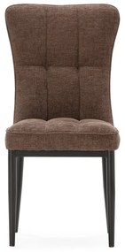 Scaune de dining maro 2 buc. Damon – Marckeric