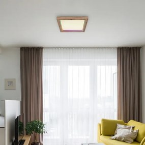 Plafonieră LED RGBW dimabilă BRANZA LED/24W/230V Globo 41374-24 + telecomandă