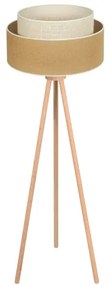 Lampadar YUTE Duolla BOHO 1xE27/15W/230V d. 45 cm maro/crem
