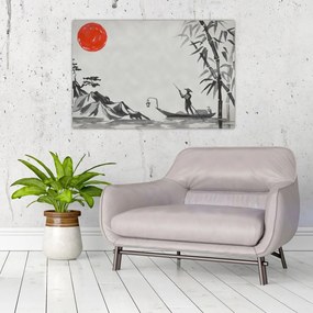 Tablou - Munții Fuji (90x60 cm)