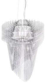 Lustra design Art Deco realizata manual Aria Medium Transparent