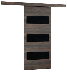 Uși culisante Meralia II 100 (Alb + Grafit + negru lacobel). 1059762
