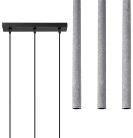 Lustră pe cablu Sollux SL.1272 PASTELO 3xG9/8W/230V beton