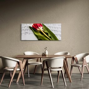 Tablou - Lalea roșie (120x50 cm)