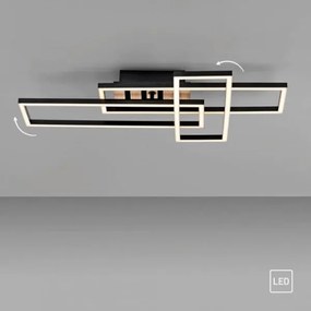 JUST LIGHT. 14051-79 - Plafonieră LED AKUSTIKA LED/20,5W/230V stejar/negru