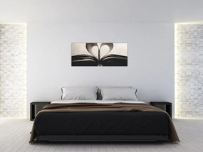 Tablou cu carte (120x50 cm)