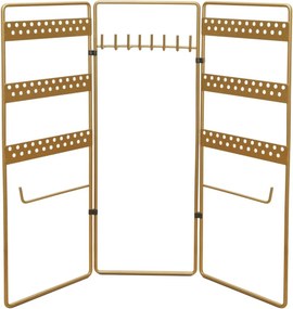 Suport bijuterii 241358, auriu, metal, 45x40 cm