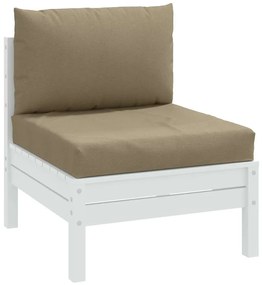 vidaXL Perne de paleți, 2 buc., melanj gri taupe, material textil