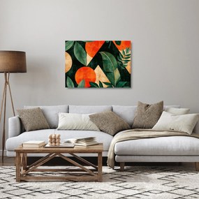 Tablou pe sticlă - Motive naturale geometrice II. (70x50 cm)