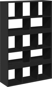 vidaXL Bibliotecă, negru, 100x33x156,5 cm, lemn prelucrat