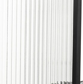 Soho Square Black 90 Square cabină de duș fără tavă de duș