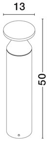 Stalp de exterior pentru terasa sau gradina, NEVE H-50cm