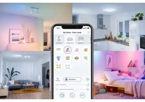 Bec LED RGBW dimabil WiZ A80 E27/18,5W/230V 2200-6500K CRI 90 Wi-Fi