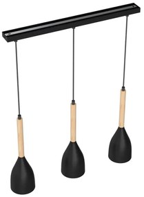 Lustră pe cablu MUZA 3xE27/60W/230V