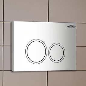 Clapă de acționare pentru toaletă cromată Roya 082