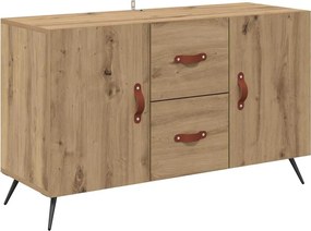 vidaXL Bufet cu sertar Stejar Artizanal 100 x 36 x 60 cm Lemn compozit