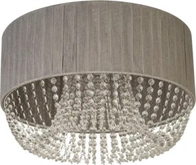 Plafonieră BELLANO Searchlight 62615-5CC, 5xG9/7W/230V, Ø 50 cm, gri