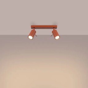 Spot Sollux SL.1507 RING 2xGU10/10W/230V roșu