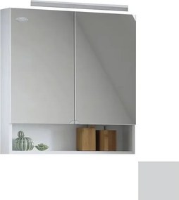 Dulap suspendat cu oglinda KolpaSan Evelin mdf gri 70x65 cm