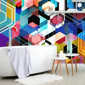 Tapet geometrie abstractă