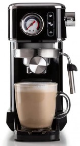 Espressor manual Ariete ESPRESSO SLIM MODERNA 1381/32, 1300W, 15 bar, 1.1 L, Cafea macinata si doze ESE, Negru