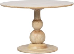 Masa rotunda natur ø120cm Blanco Mango Blank