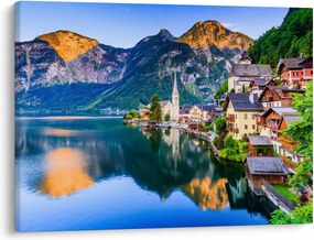 Tablou - Sat alpin (70x50 cm)