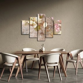 Tablou - Ornament de flori (150x105 cm)