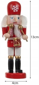 Decoratiuni de Craciun NUTCRACKER set 5 buc, colorate