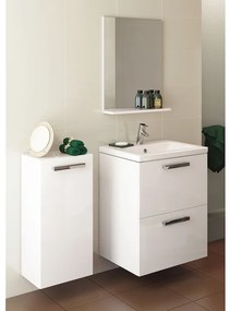 Dulap baie Melar cu lavoar inlclus 50 cm, alb, Cersanit 50 cm