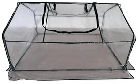 Folie pentru pat germinativ 180x140x94 cm transparentă