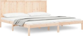 vidaXL Cadru de pat fără saltea, 200x200 cm, lemn masiv pin