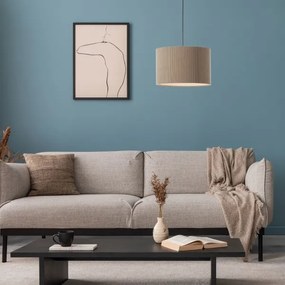 Lustră pe cablu Brilliant TONY 1xE27/20W/230V d. 35 cm bej