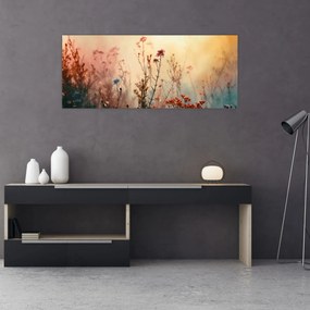 Tablou - Flori sălbatice (120x50 cm)