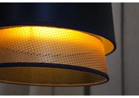 Lustră aplicată BELL Duolla SHINY 1xE27/15W/230V d. 25 cm albastru/cupru