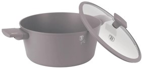 Oală cu capac 30 cm, 8L – Berlinger Haus Taupe Collection BH 8103, cu strat antiaderent, pentru gătit în familie sau rețete voluminoase