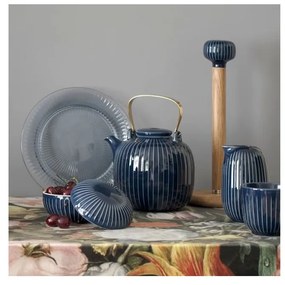 Cană din porțelan Kähler Design Hammershoi, 200 ml, albastru închis