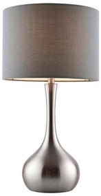 Lampă dimabilă de masă Endon 61192 PICCADILLY 1xE14/40W/230V crom mat/gri