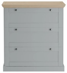 Comodă gri înaltă 75x80 cm Binz – Støraa