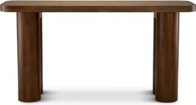 Consola LUX din Lemn, Furnir Okoume, Lindbrook 150x40cm