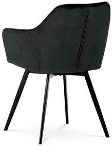 Scaun sufragerie Danarra-425-BK4 (negru). 1120437