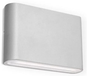 LED2 - Aplica LED exterior FLAT 2xLED/3W/230V IP65 albă