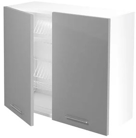 Dulap superior de bucătărie Verlene (Gri). Promo -6%. 1048172