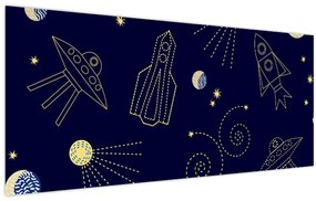 Tablou - Universul (120x50 cm)